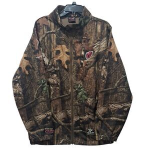Scent Blocker Womens Knock Out Camo Hunting Zip-Up Real Tree Jacket Large Multi